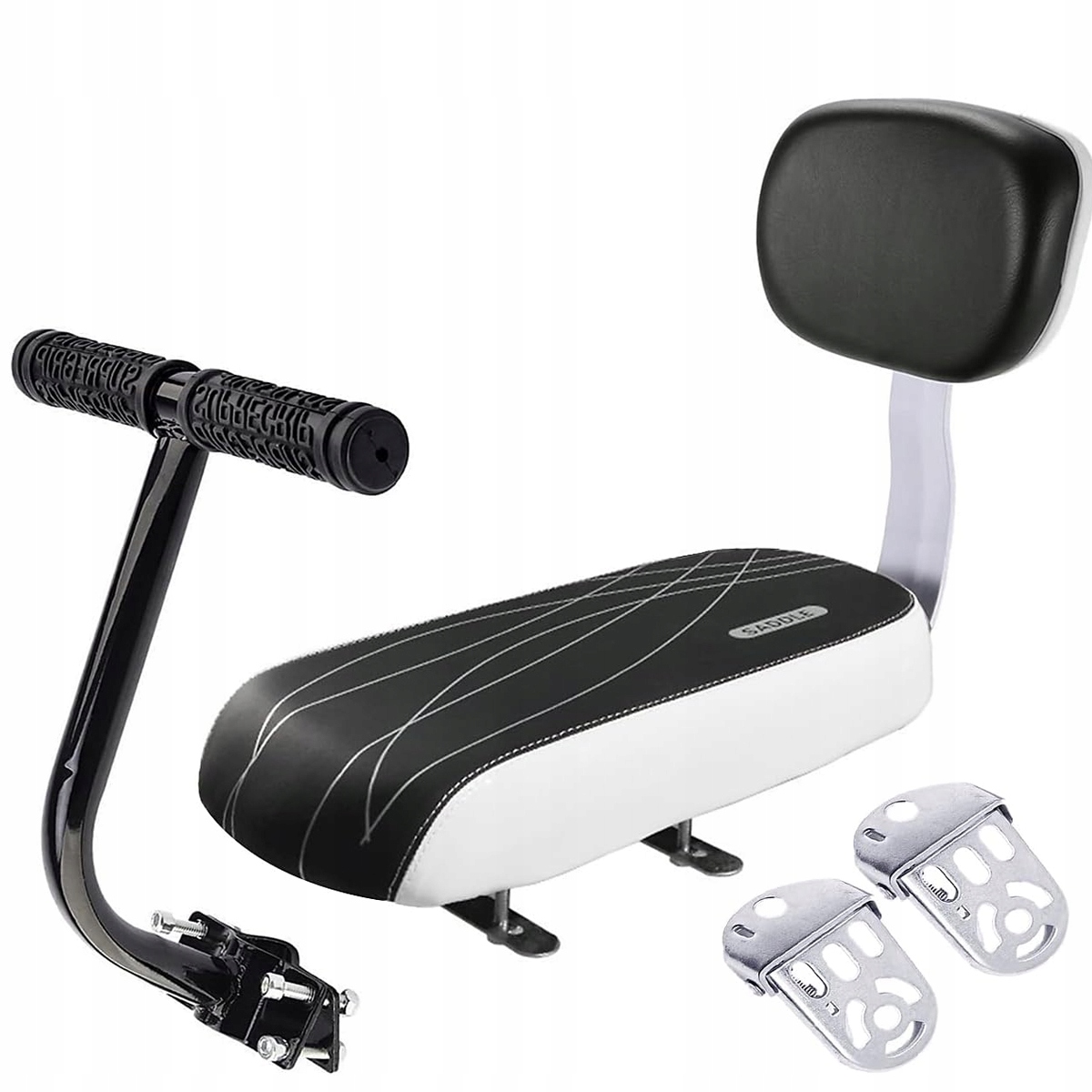 Gąbkowe Siedzisko Na Tył Roweru Dziecięcy Fotelik Podłokietnikiem Rowerowy