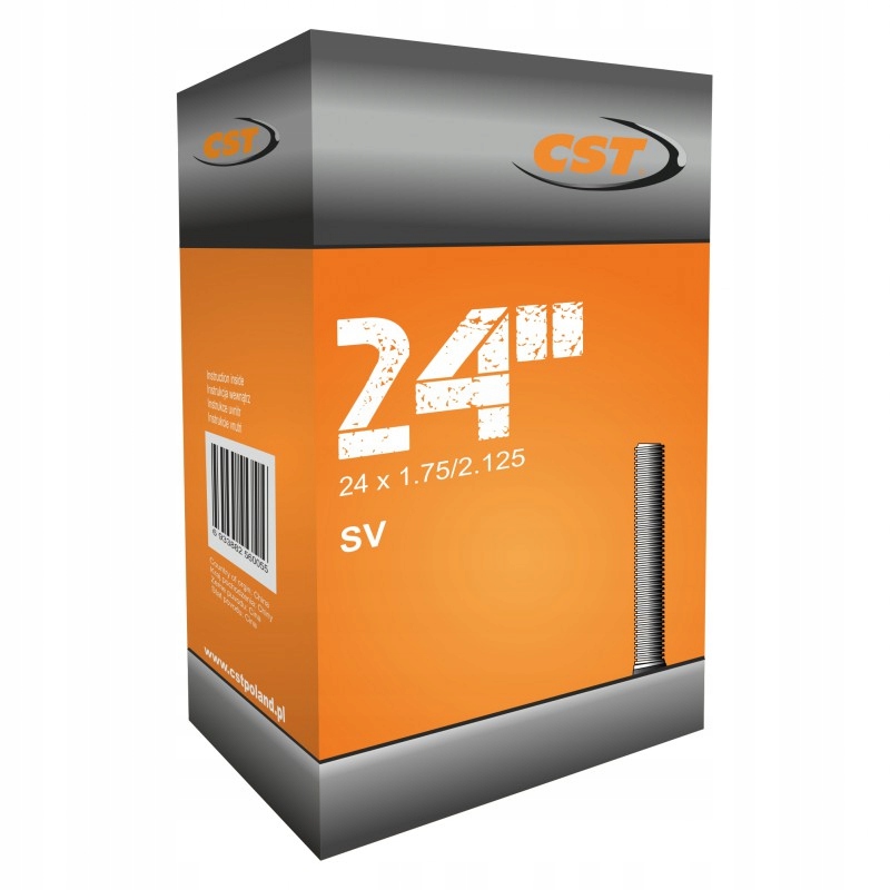 

Cst Dętka 24 x 1,75/1,95/2,125 Av 40mm Samochodowy