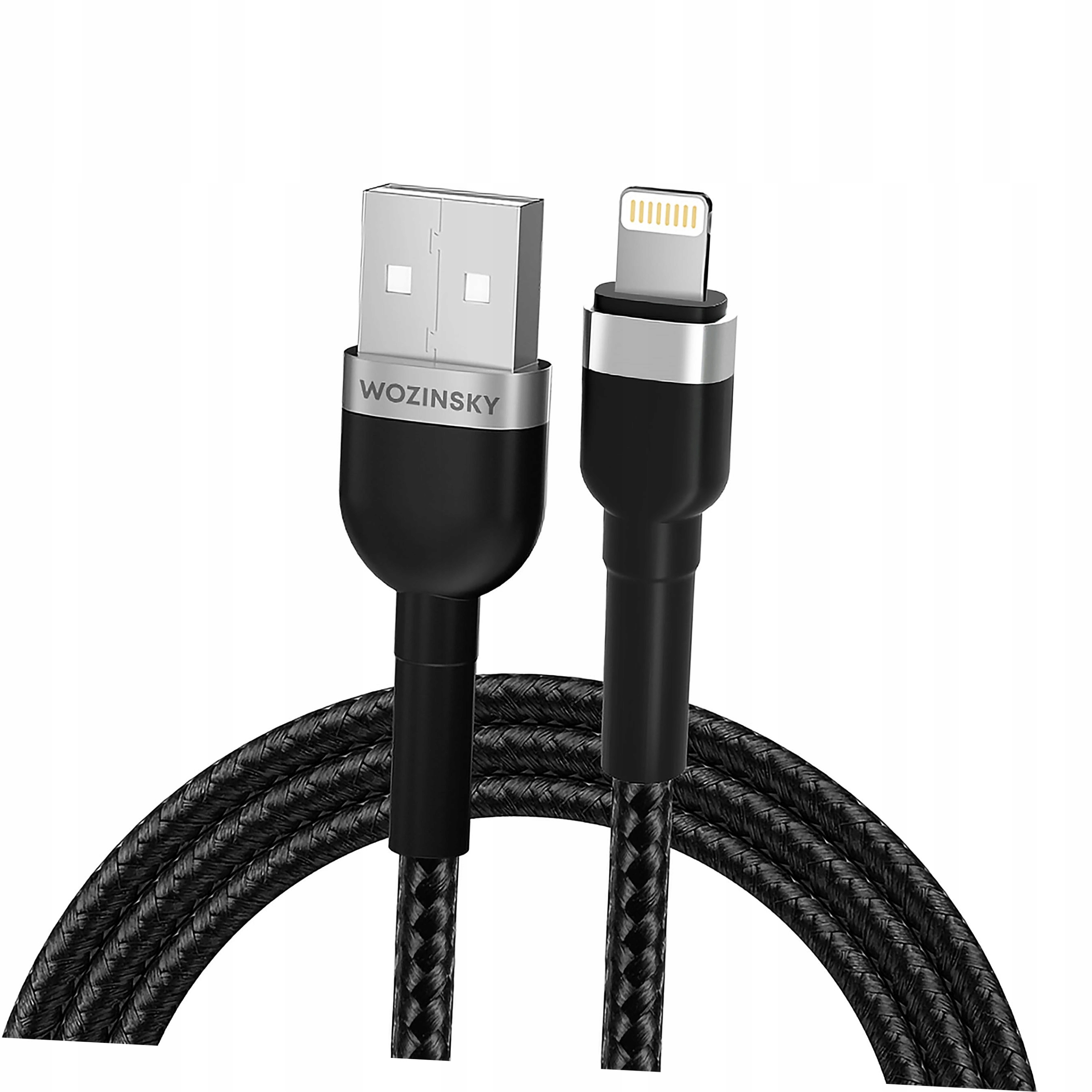 Kabel Wozinsky WNBAL1 Usb-a Lightning 2.4A 1m czarny