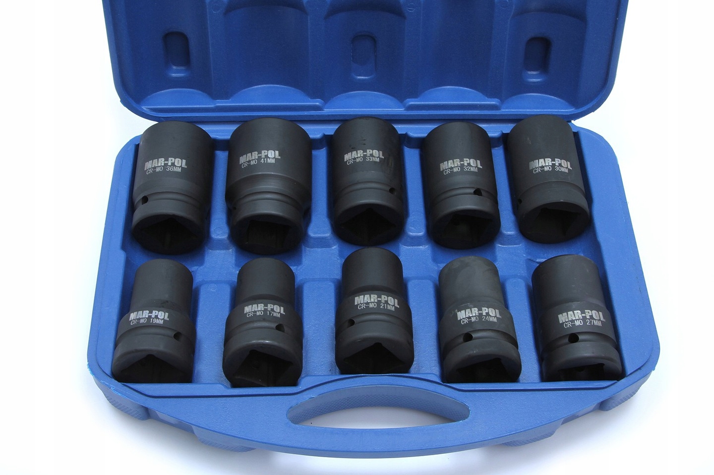 NASADKI UDAROWE SZEŚCIOKĄTNE 1'' 17-41MM 10 SZT Typ 6-kątna