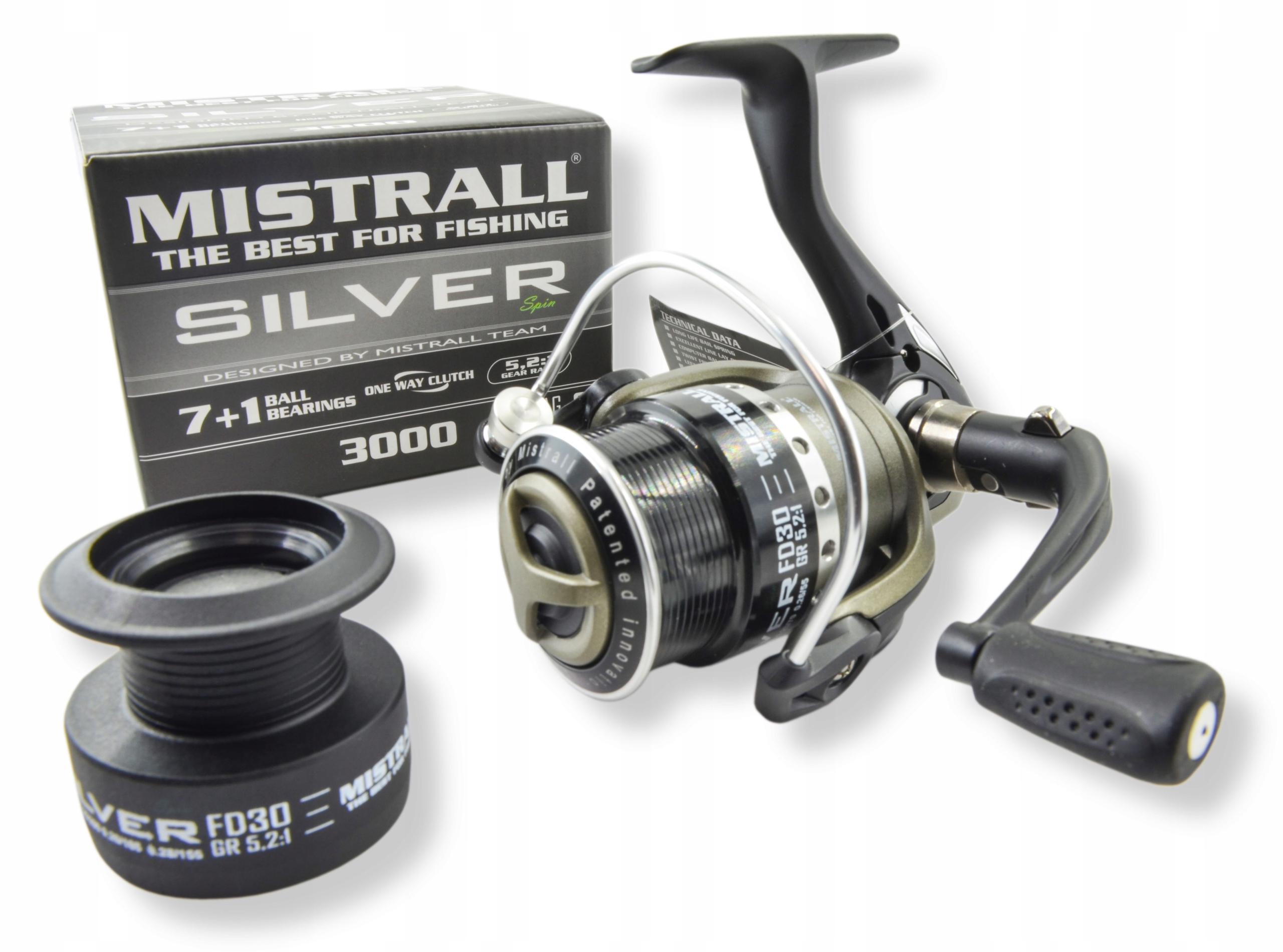 Mistrall Kołowroek Silver Spin 30 3000
