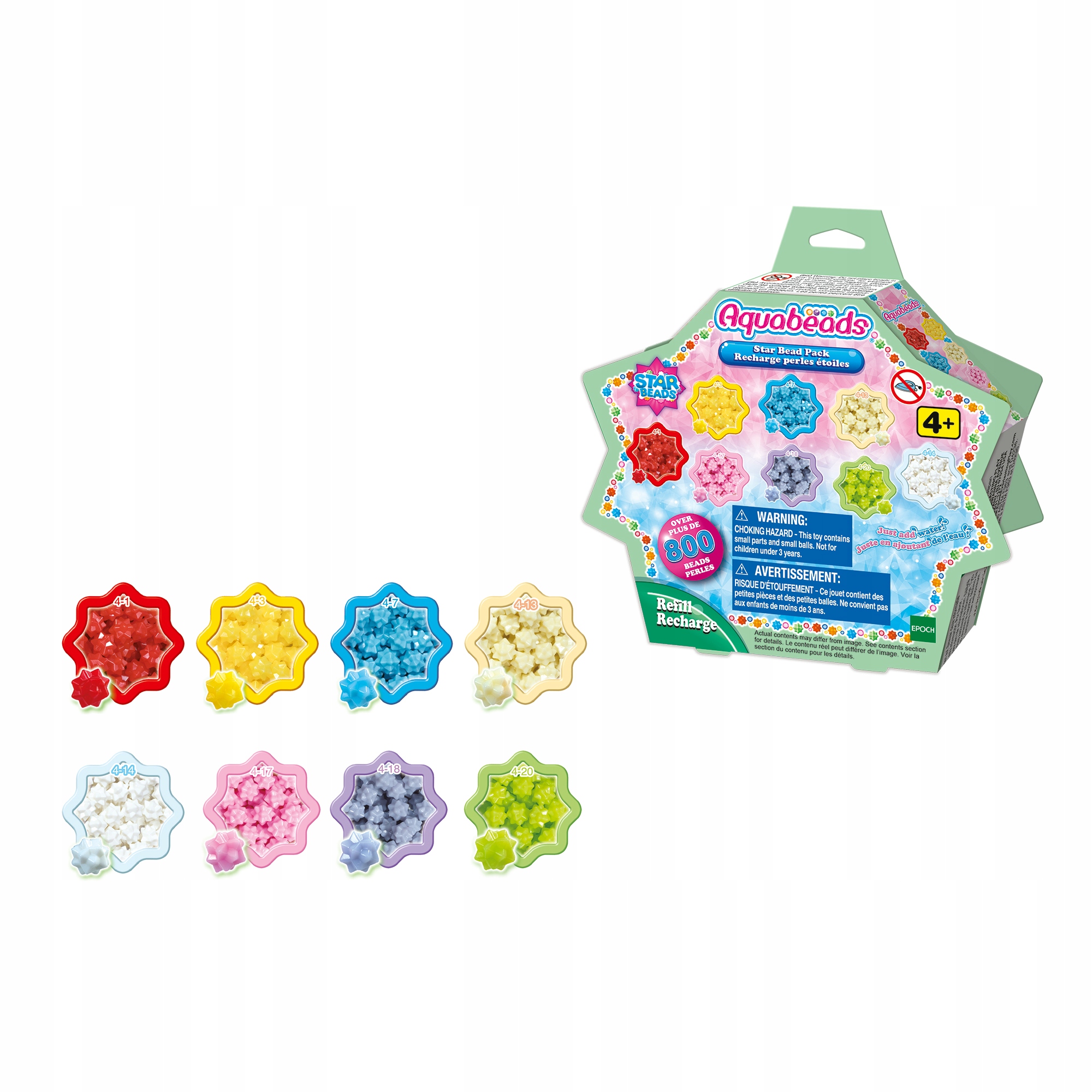 Aquabeads Koraliki Gwiazdki Zestaw 31603 Marka Aquabeads