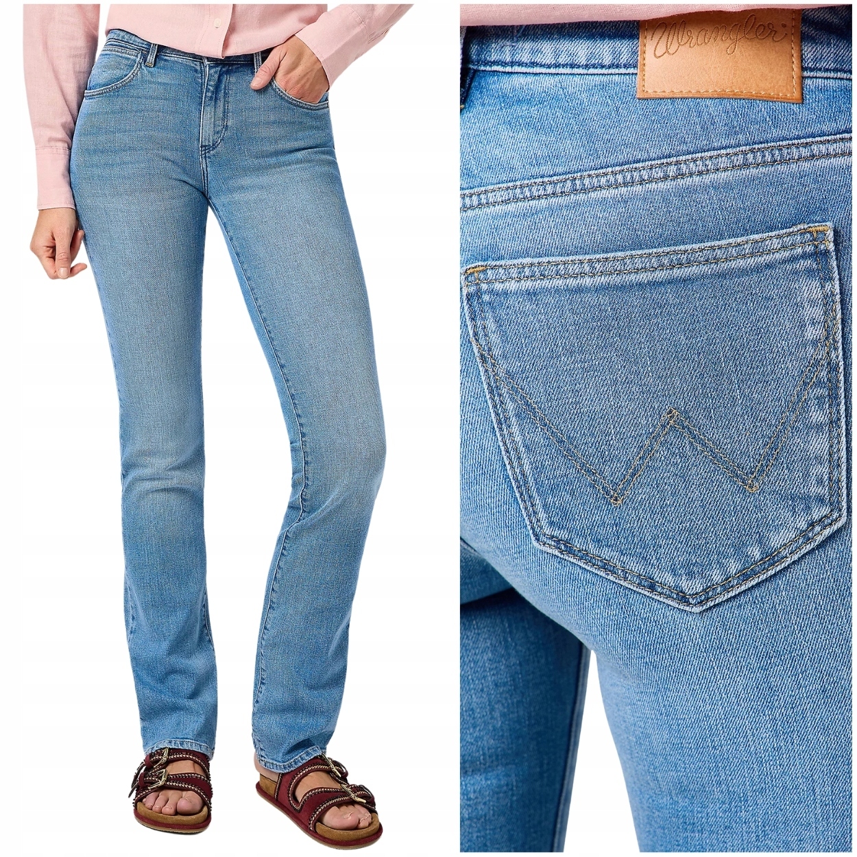 Wrangler Bootcut Stelth rozšiřitelné dámské džínové kalhoty W31 L32
