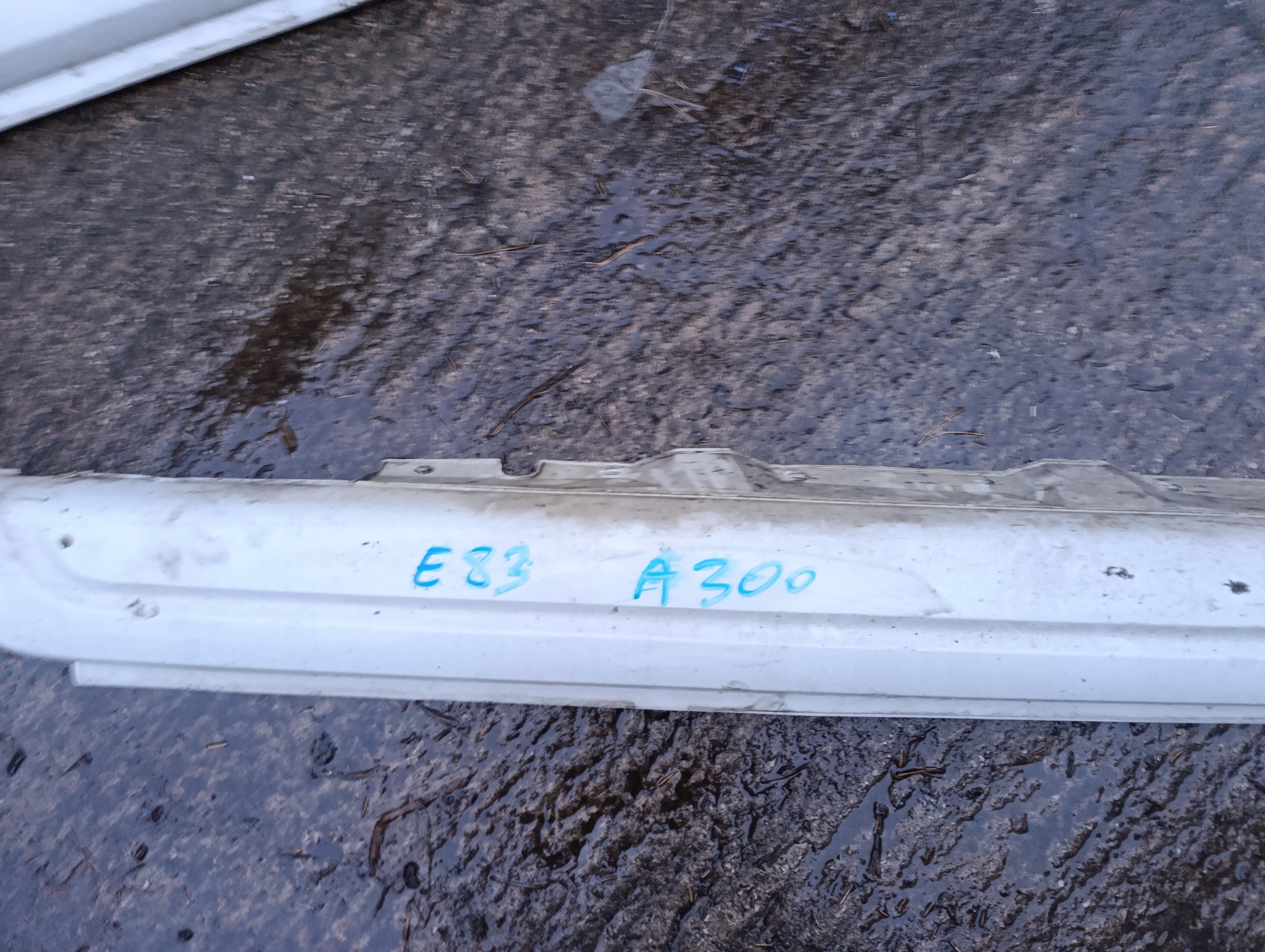 left or right moulding threshold BMW X3 X-3 E83 E-83 m-packet A300 ALPINWEISS
