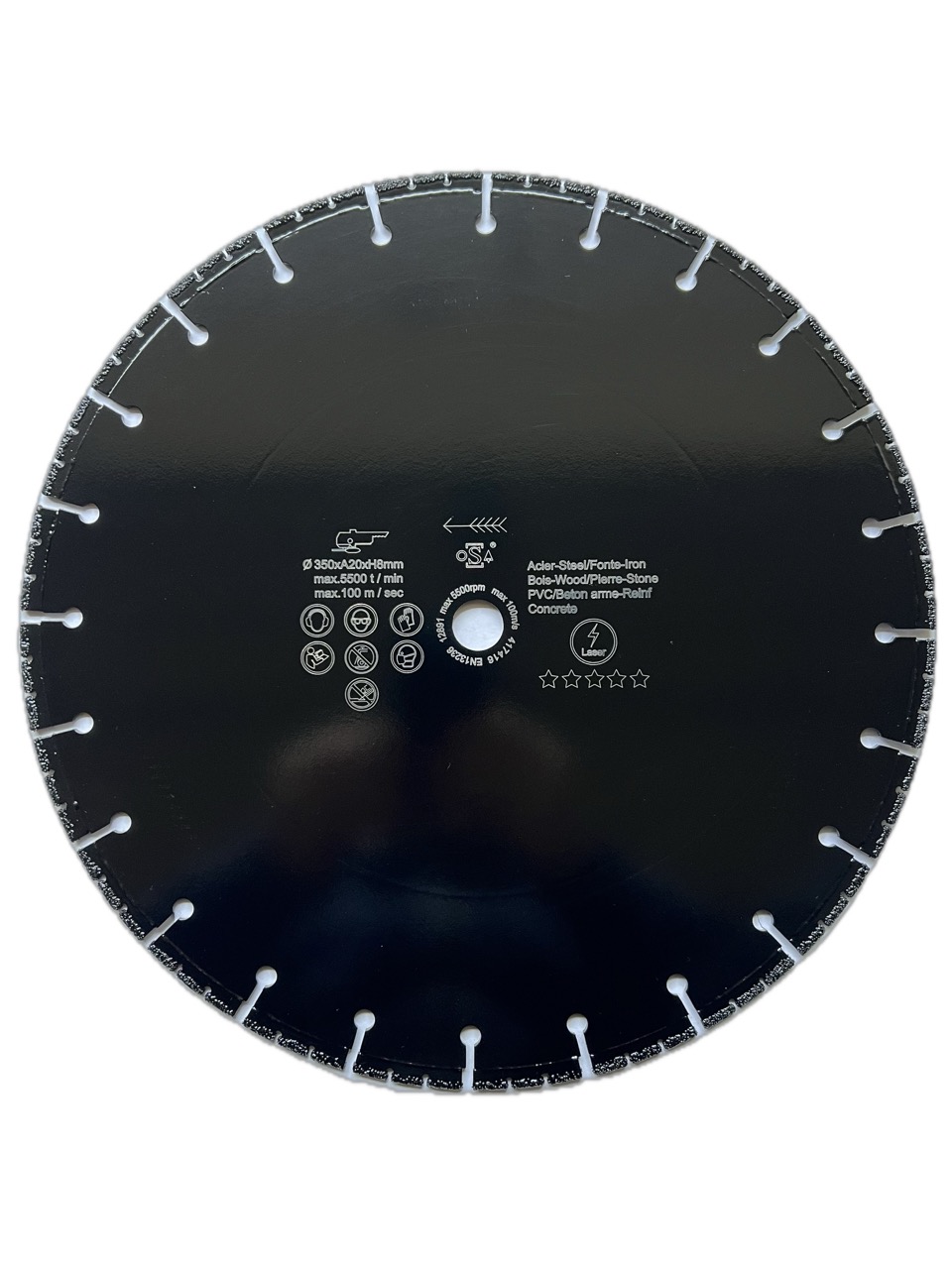 Diamantový kotouč víceúčelový záchranářský V-tech 350xH4x20mm Stilh
