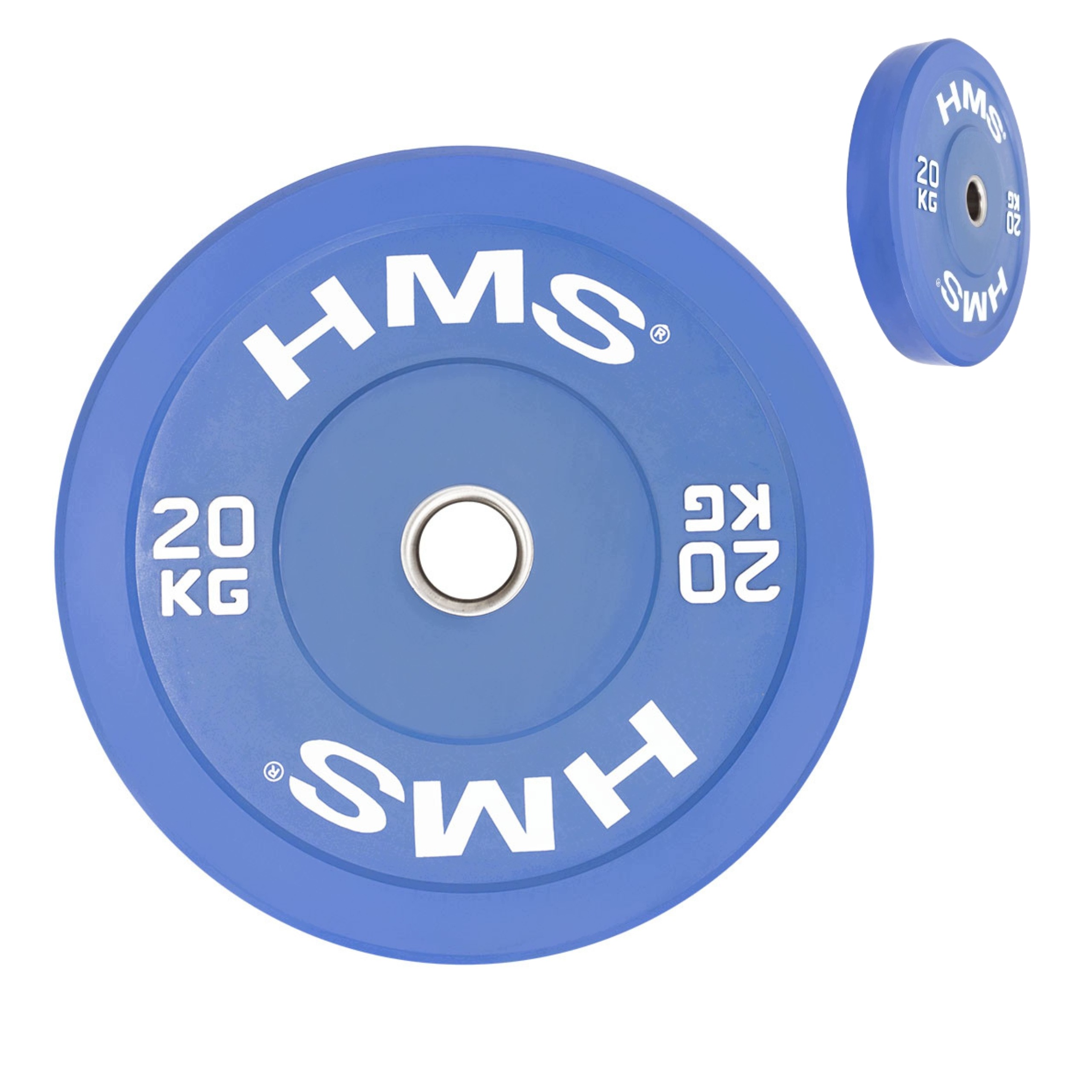 Bumper talíř 20 kg olympijská zátěžová guma na osa 50 mm Hms