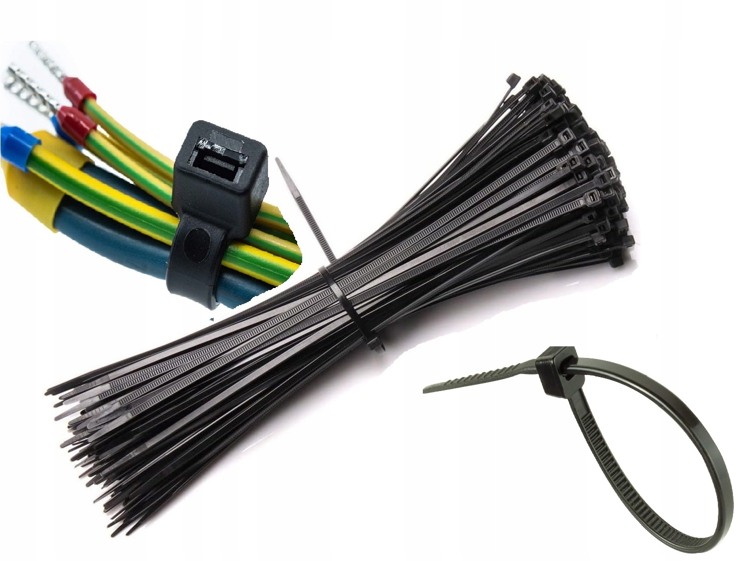 OPASKI ZACISKOWE 7,6X600 mm TRYTKI 100szt Marka GOOD RAIN