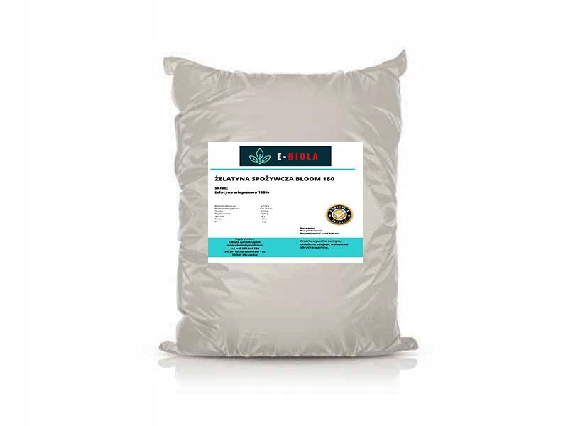 Želatina Jedlá Vepřová Bloom 180 Česká Výroba Na Kosti Klouby 5 Kg