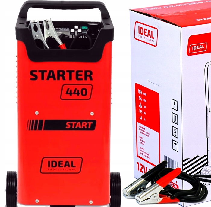 Usměrňovač Ideal Starter 440 Nabíjení a Startování Akumulátorů 12/24V 230V