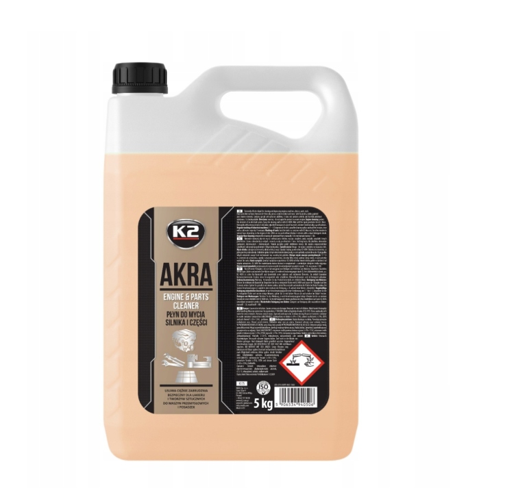 Preparat do Czyszczenia Silników 5kg 5L Płyn do Mycia Silnika Akra K2