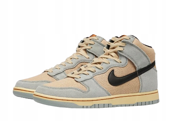 Nike Dunk MID Béžová Sportovní Přírodní Kůže Semiš 40,5 U1G