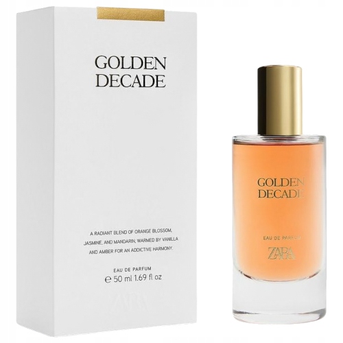 Perfumy Zara Golden Decade Eau De Perfum 50ml Oryginalne Piękne