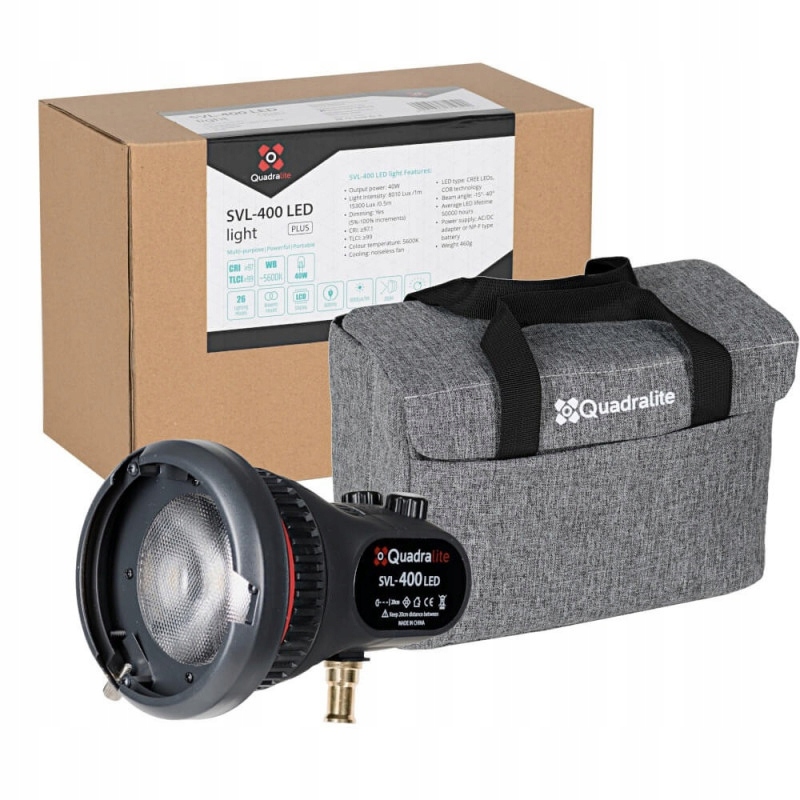 Led lampa Quadralite SVL-400 plus