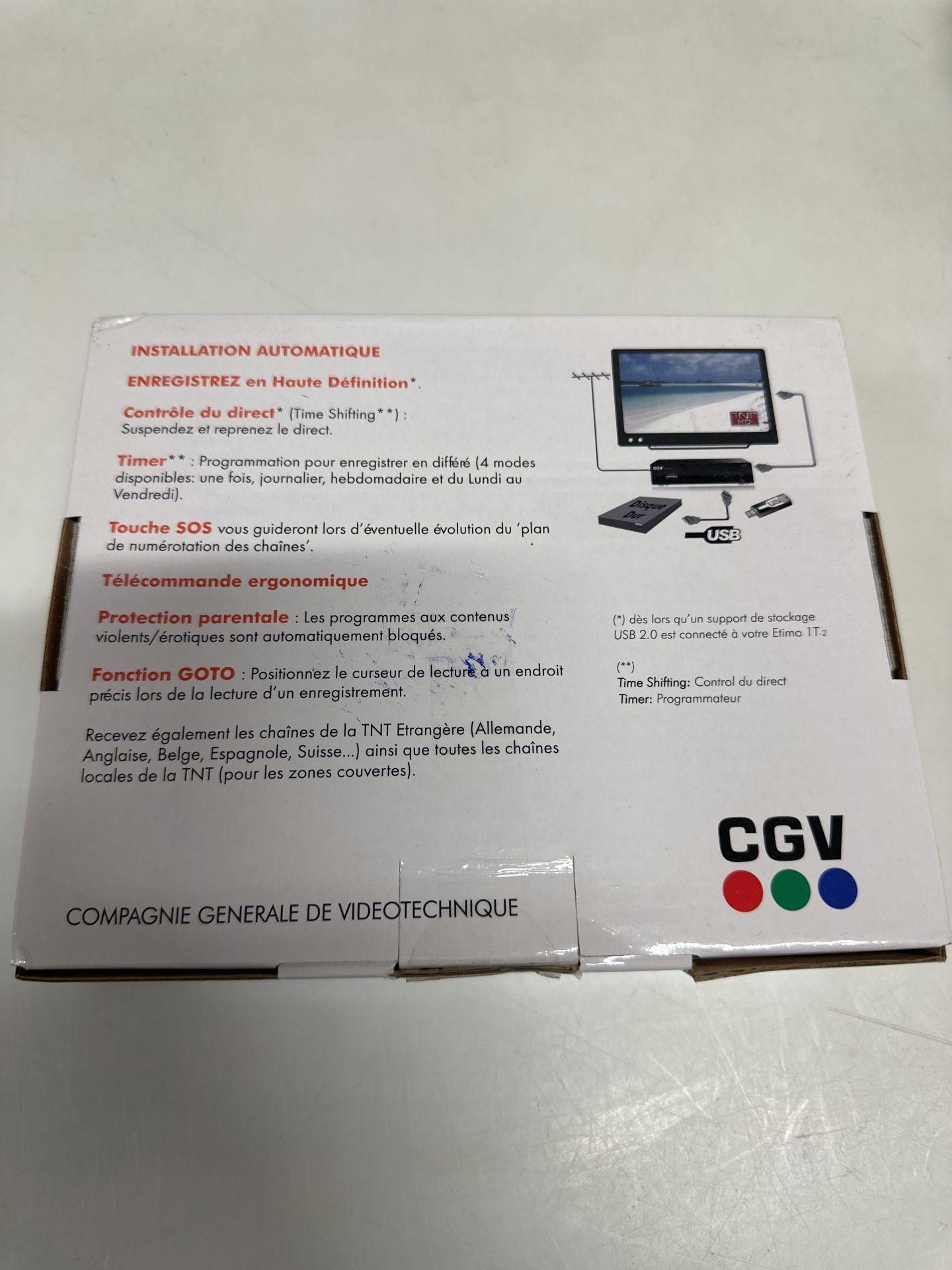 TUNER DVB-T CGV ETIMO 1T-2 H.265 HEVC Model Etimo 1T-2