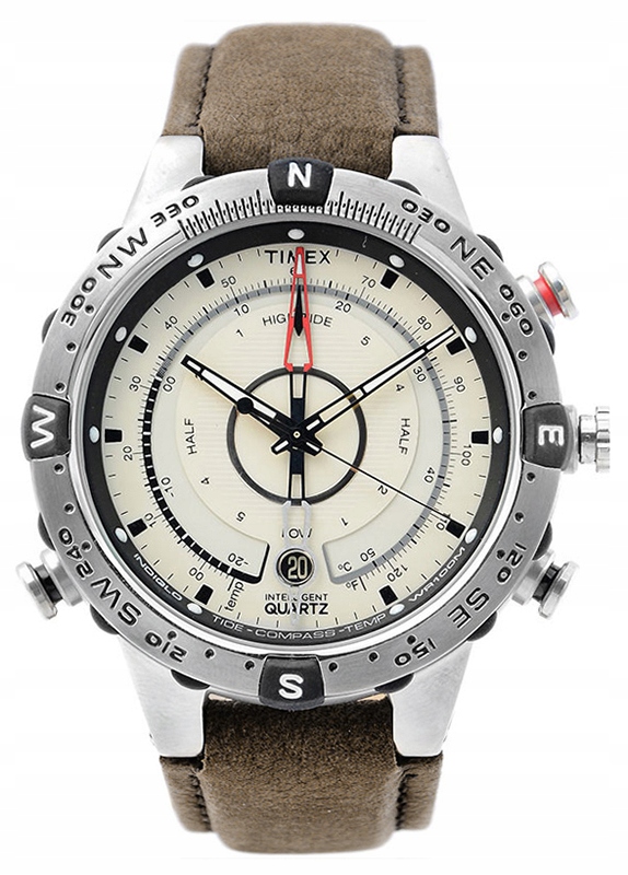 Hodinky Timex T2N721 Iq Kompas Plovoucí teploměr