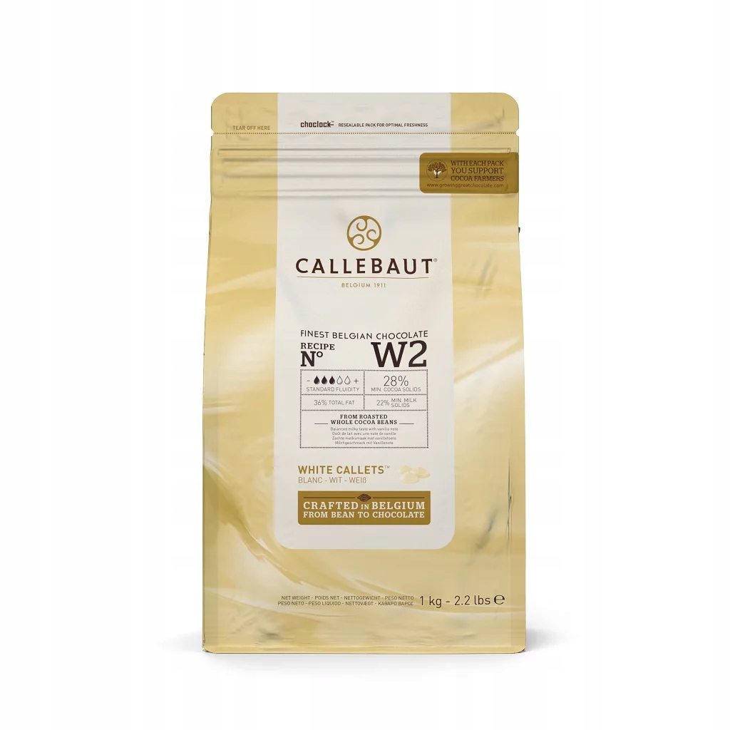 Callebaut Czekolada W2 biała 1 kg