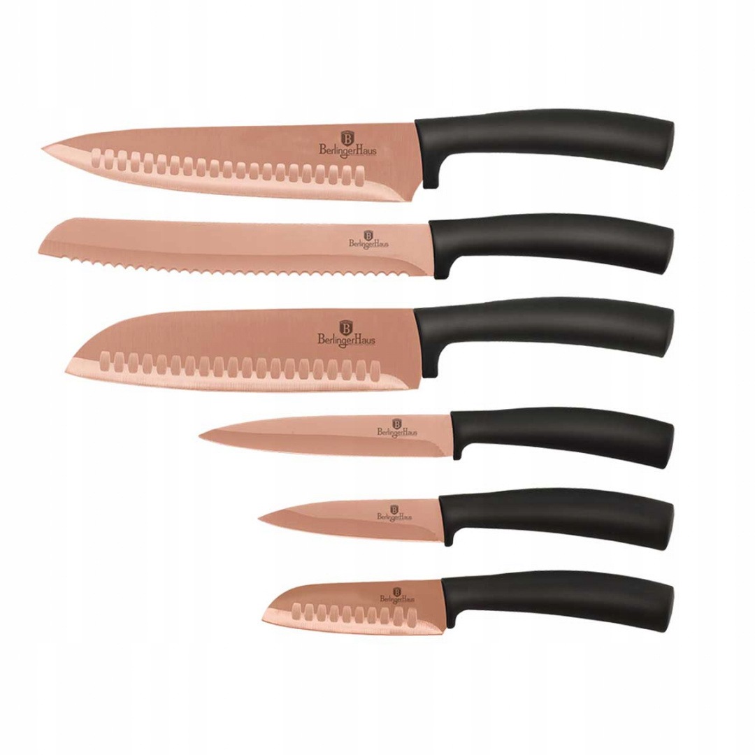 Sada Kuchyňských Nožů Berlinger Haus BH-2648 Rose Gold