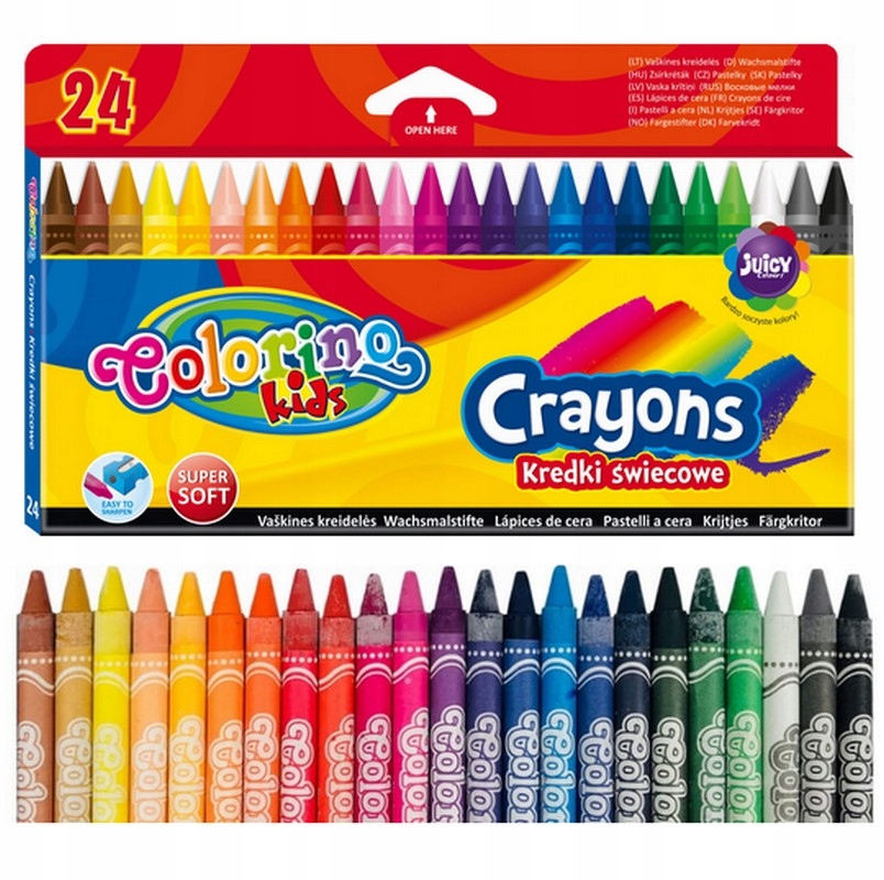

Colorino Kids Kredki Świecowe 24