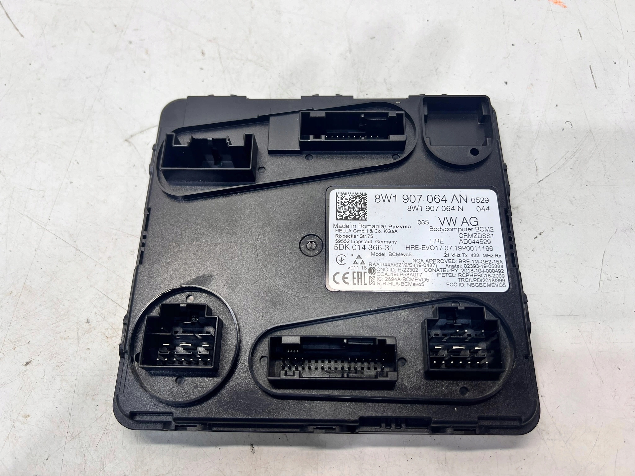 modulo Centralina BCM AUDI A4 B9 8W1907064AN