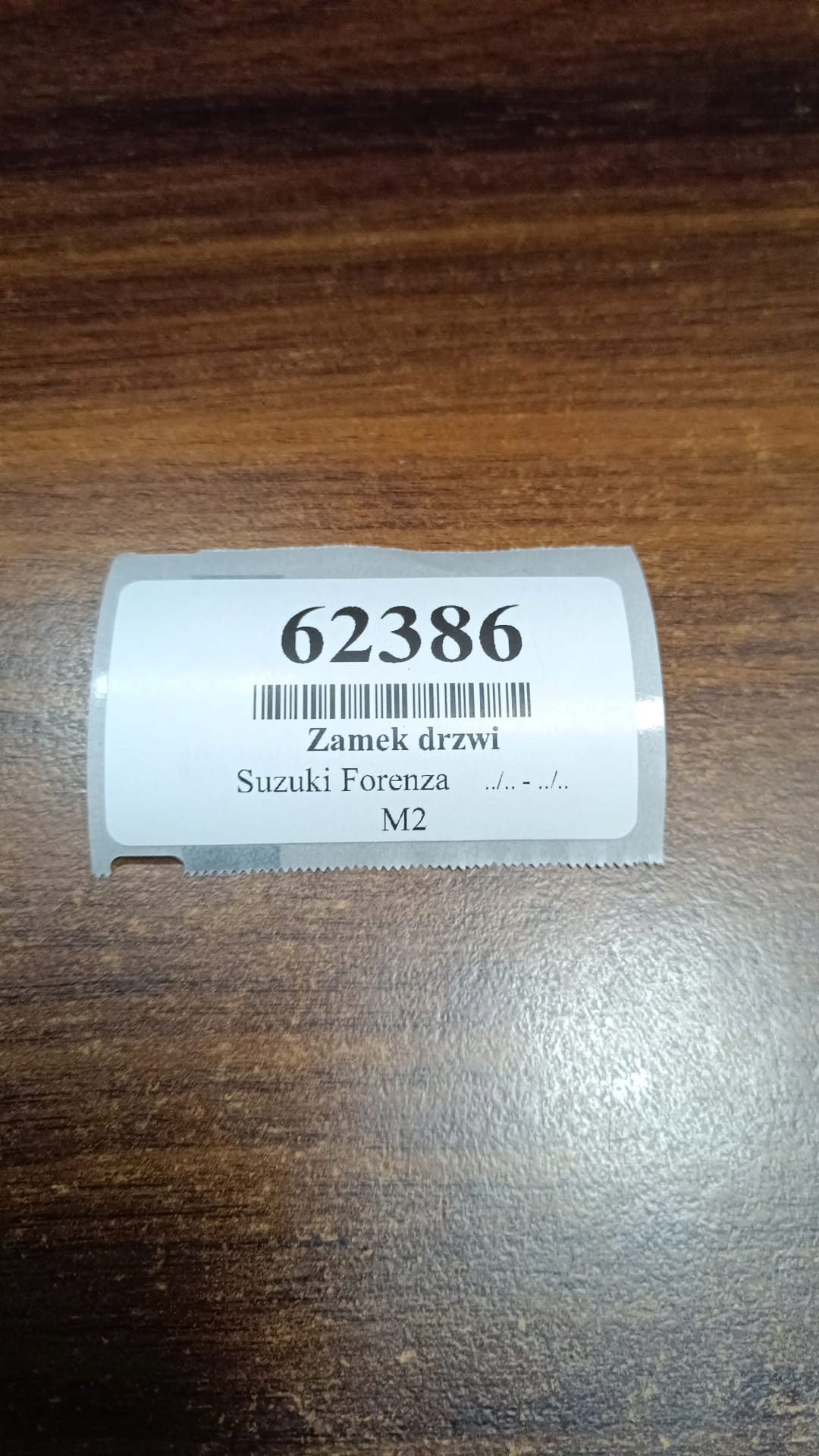SUZUKI FORENZA lock door left rear part