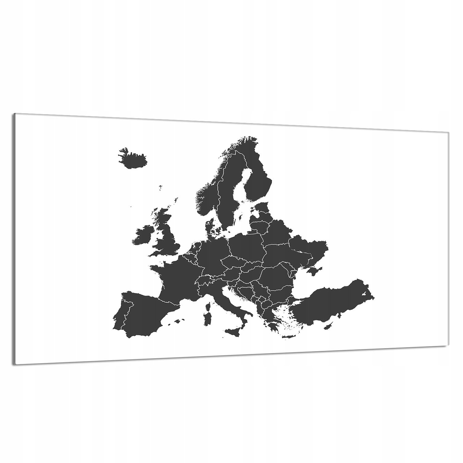 Skleněná ochranná deska na sporák 90x52 Mapa Do Kuchyně
