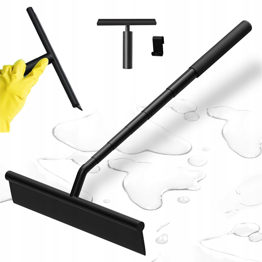 Levně Dlouhá Stěrka Na Vodu Ze Skla Oken Kabin Na Teleskopické Tyči