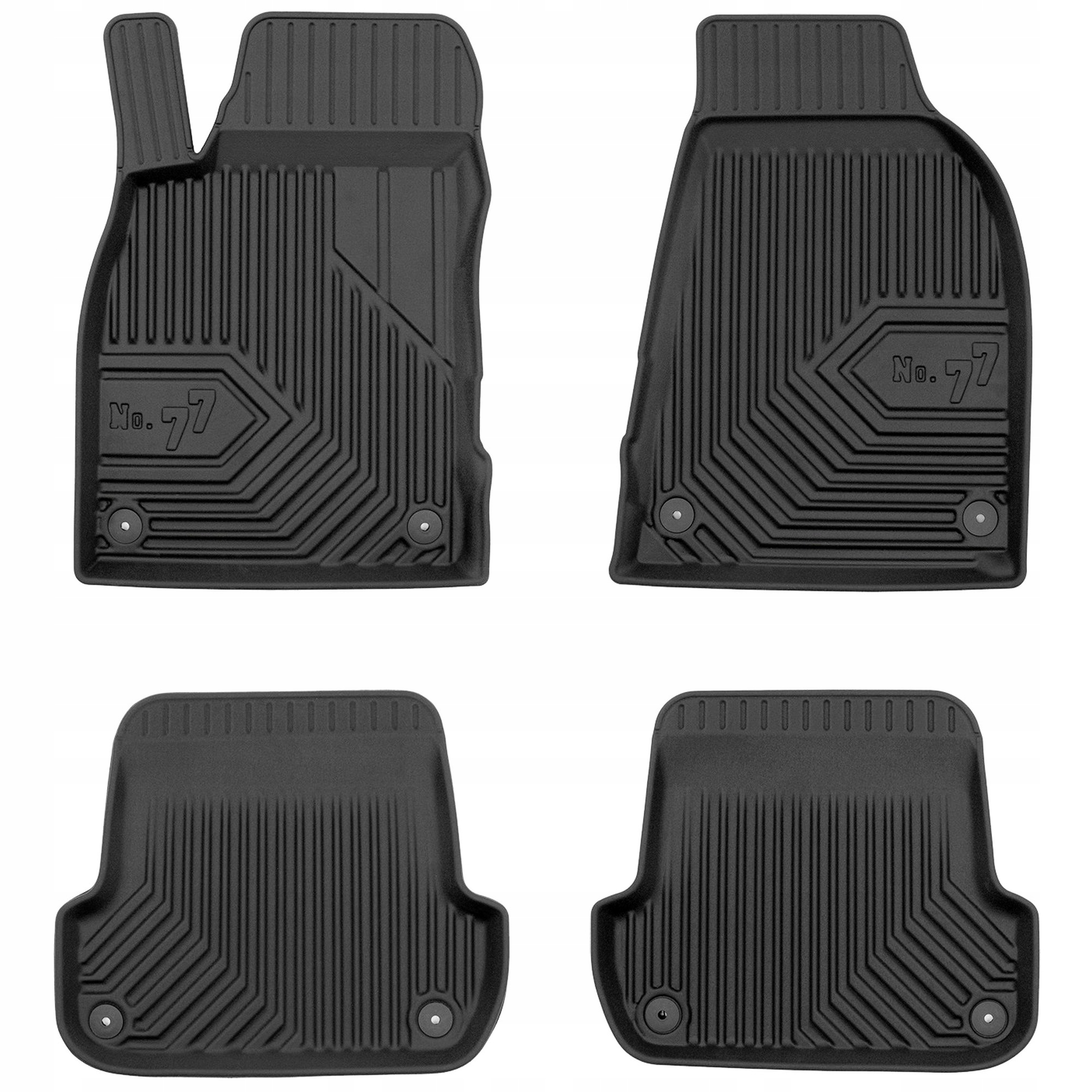 Gumové koberce č.77 Audi A4 B6 2000-2006