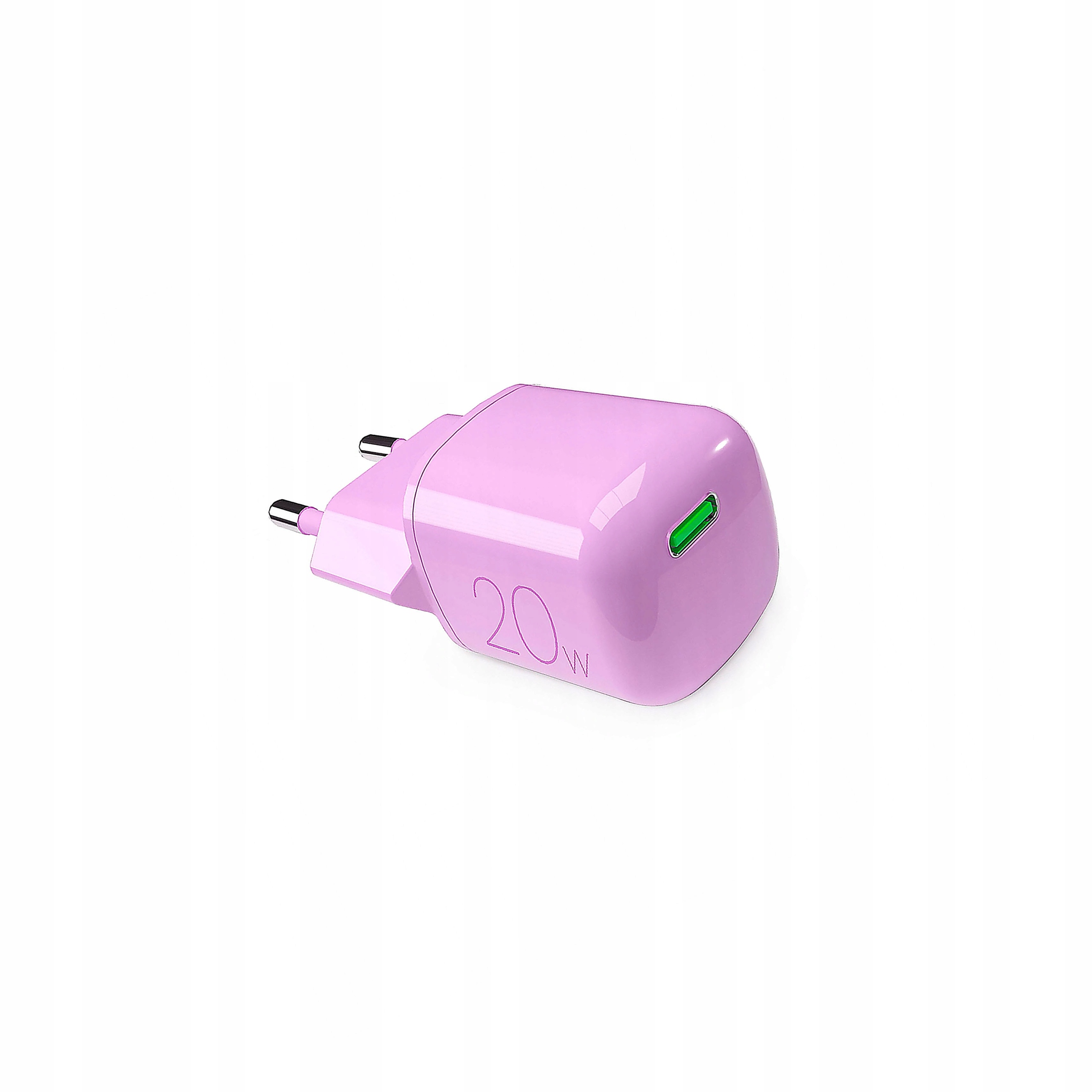Ładowarka sieciowa Puro 20W GaN Usb-c różowa