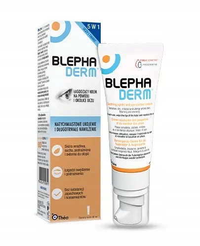 Blephaderm łagodzący krem na powieki i okolice oczu 40 ml