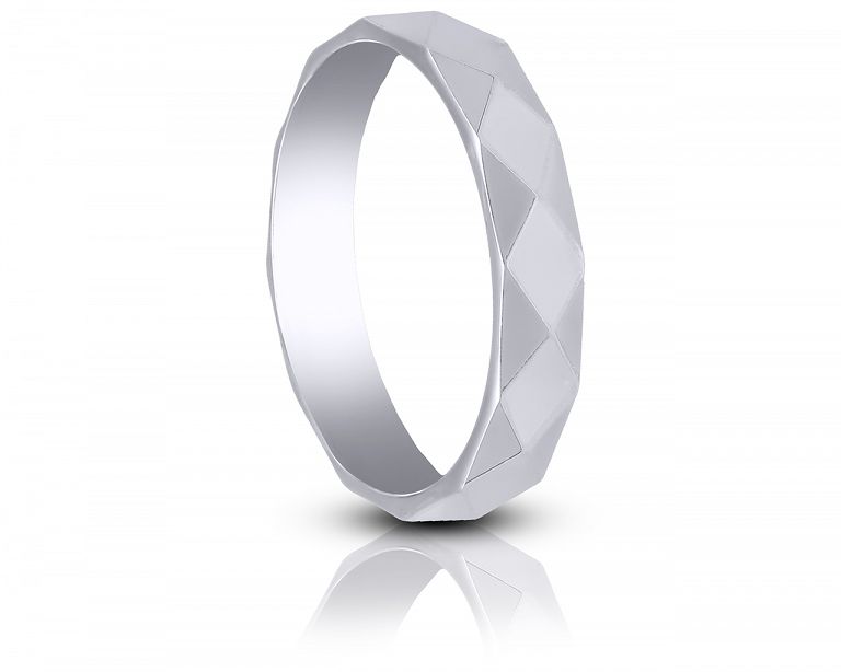 Stříbrný diamantový prsten 925, velikost 24