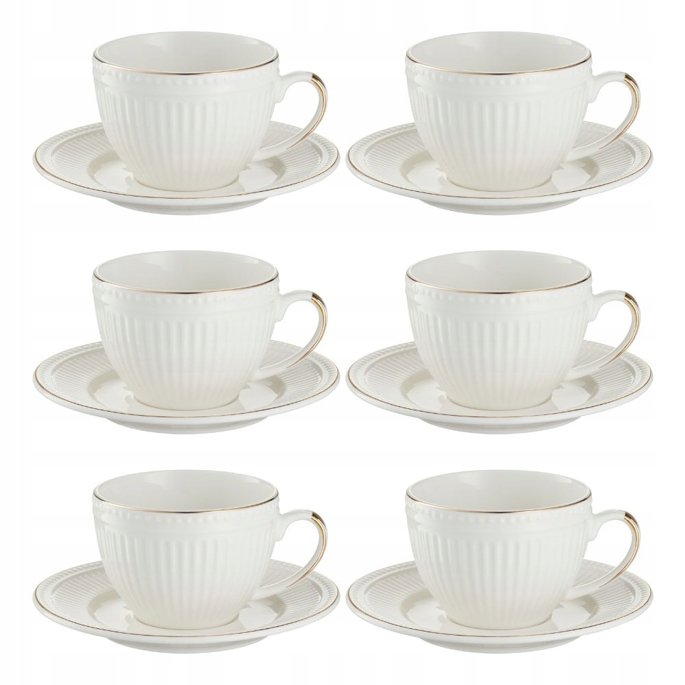 Villa Italia Sada porcelánových šálok 180 ml 6 kusov Eunice
