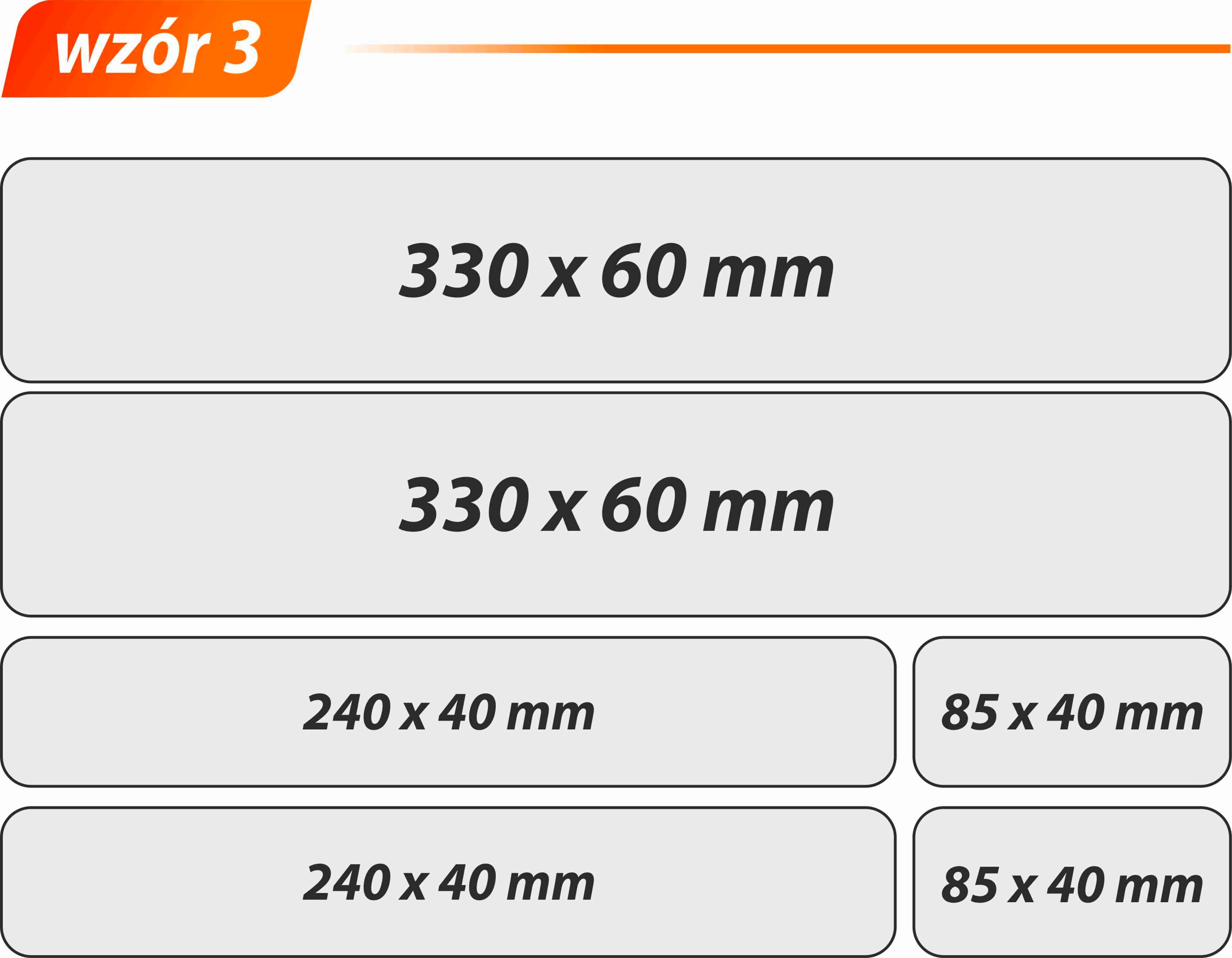 NAKLEJKI ODBLASKOWE NA ROWER wysoka jakość WZORY Szerokość 180 mm