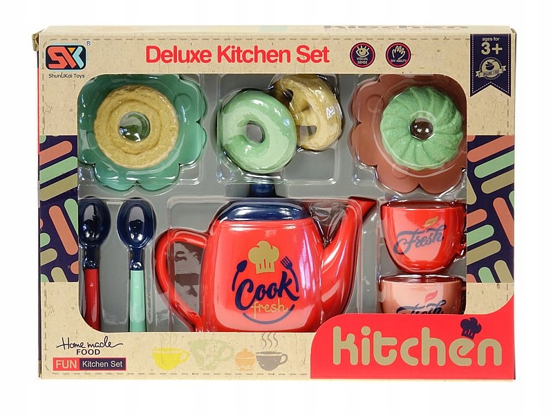 

Zestaw Kuchenny. Serwis Do Kawy Herbaty Dla Lalek