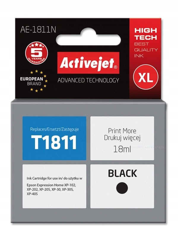 Tusz Activejet AE-1811N (zamiennik Epson 18XL T181