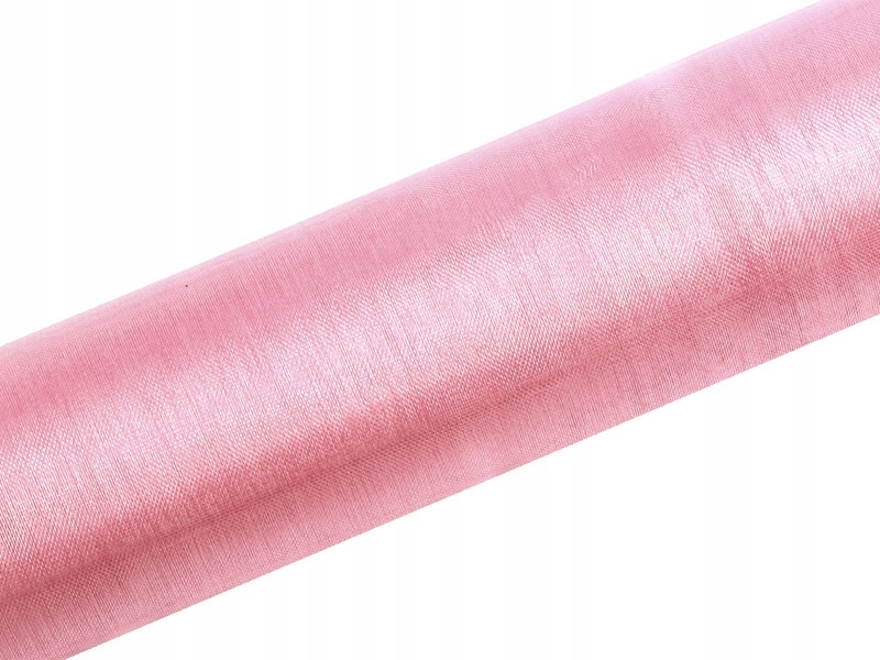 

Organza 16cm 9m j. różowa na Wesele Komunię 081j