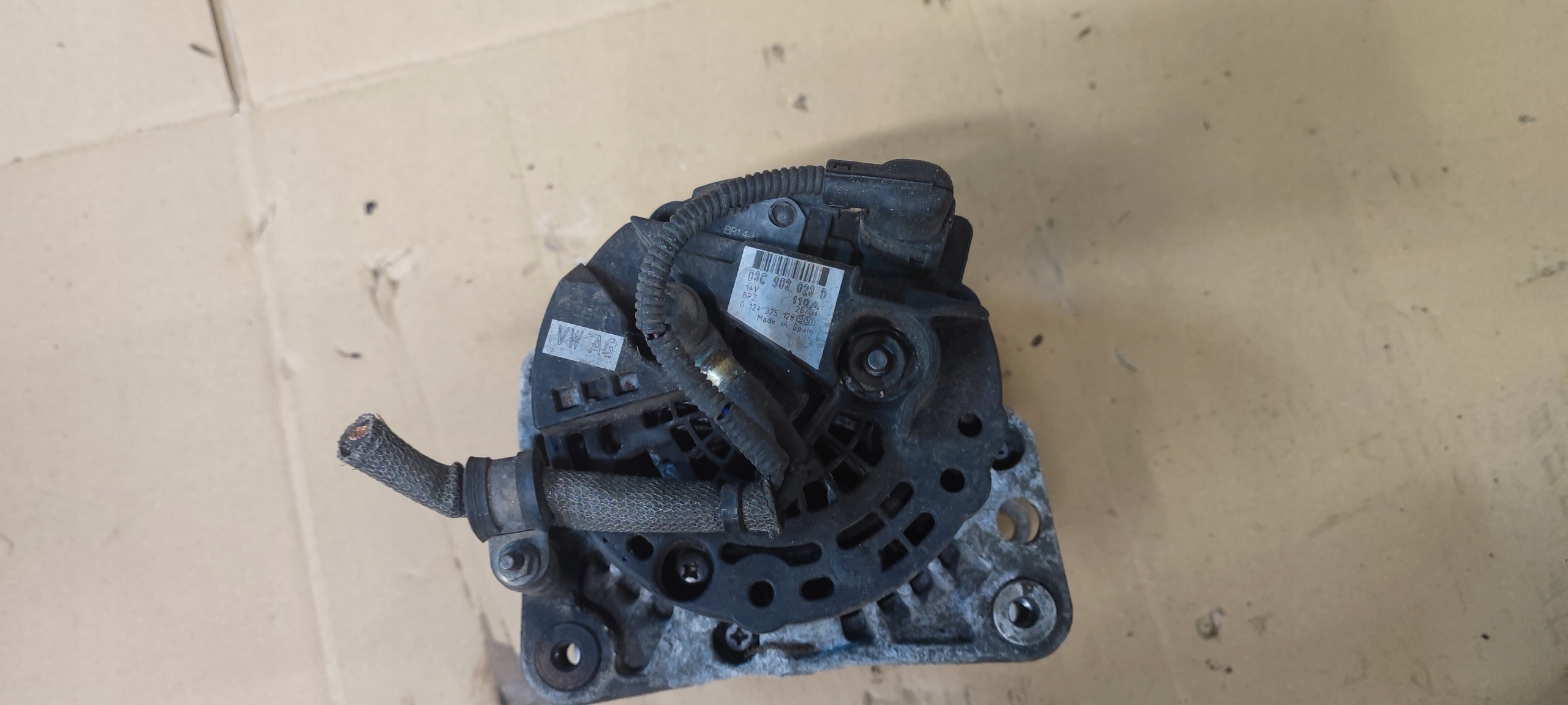 VW GOLF V 5 ALTERNATOR 110A BOSCH 1.6 FSI