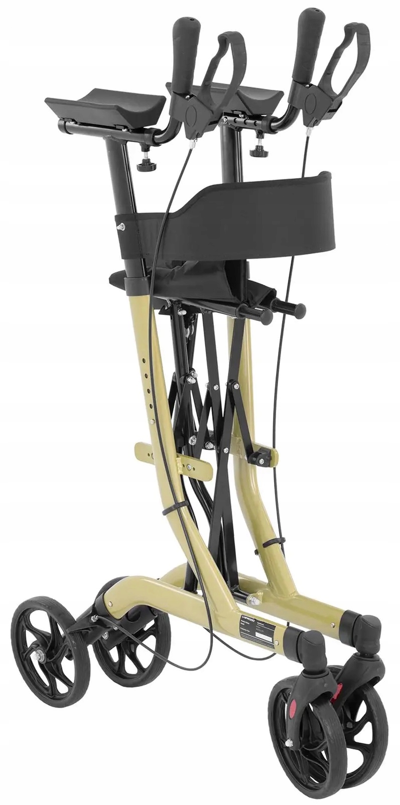 Balkonik dla seniora chodzik składany 65cm Uniprodo UNI_ROLL_05 10250606