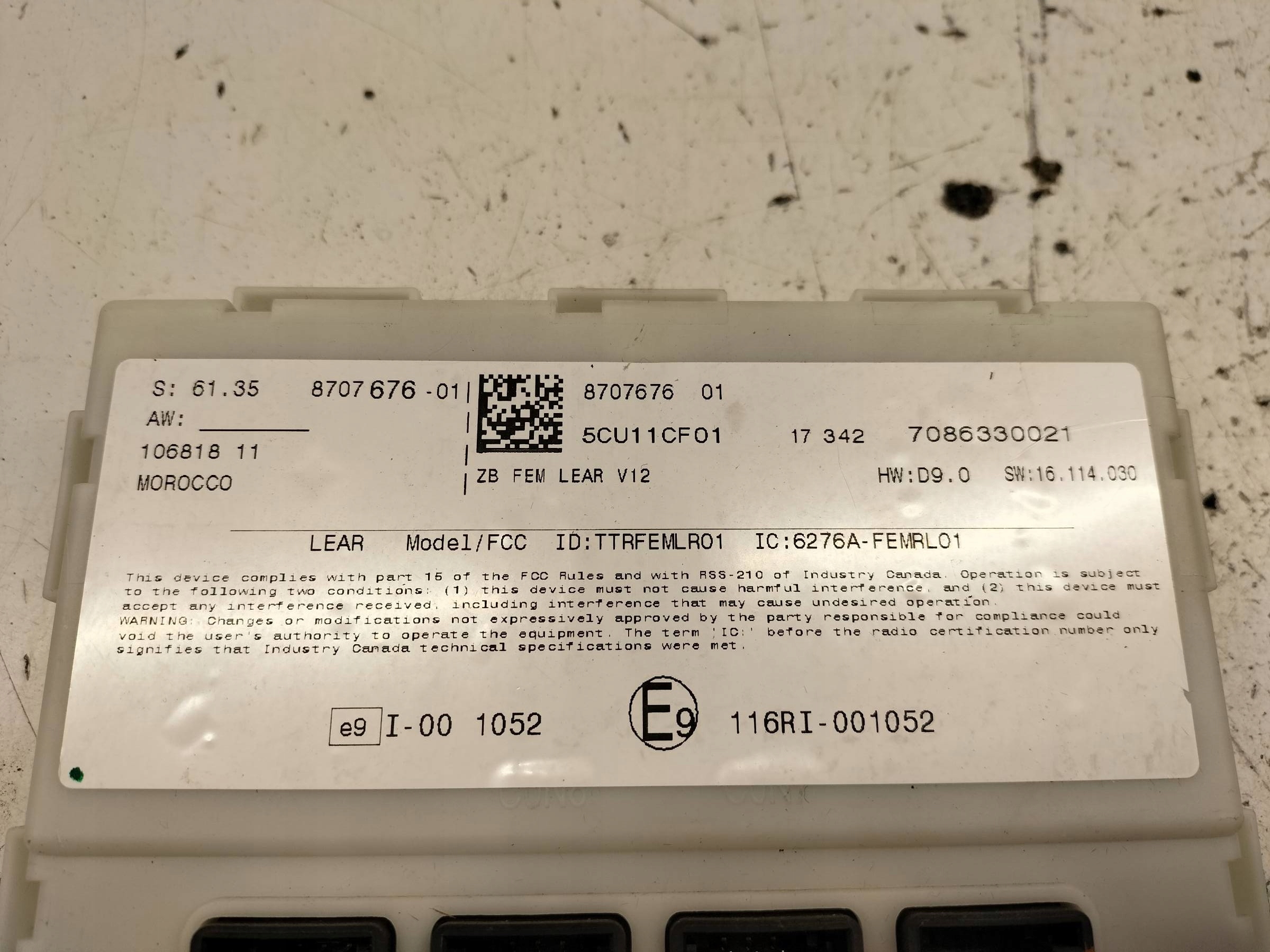 Module 8707676 Bmw Seria 3 VI (2011 – 2018) F31