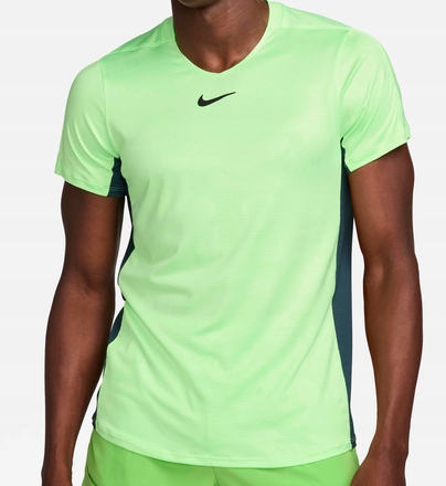 NikeCourt Dri-FIT Advantage Koszulka Męska Zielona Rozmiar XXL