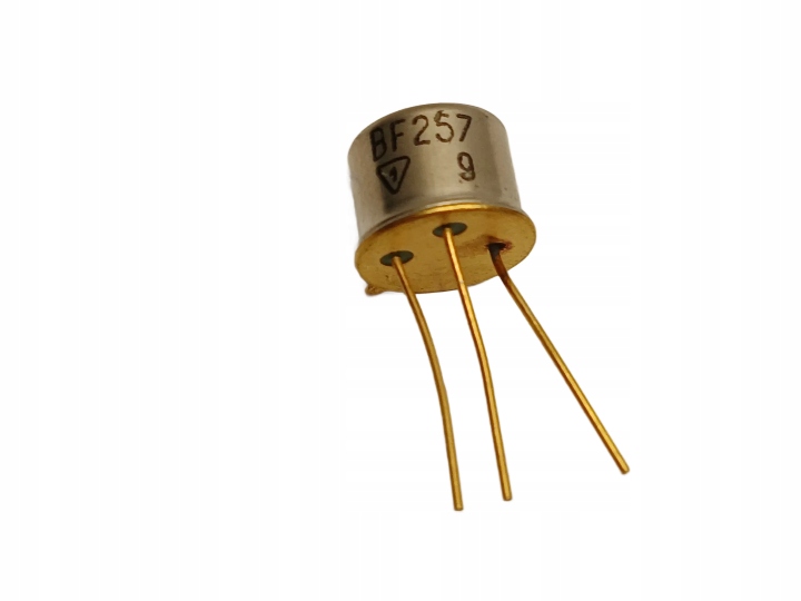 Tranzystor pozłacany Npn Bf 257 100mA 160V Unitra Cemi