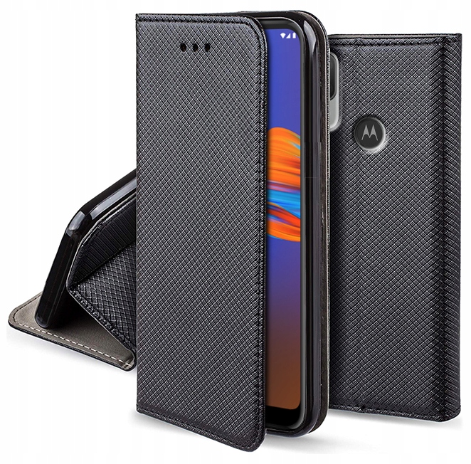 

Etui Portfel Magnetyczny do Motorola E6 Plus Szkło