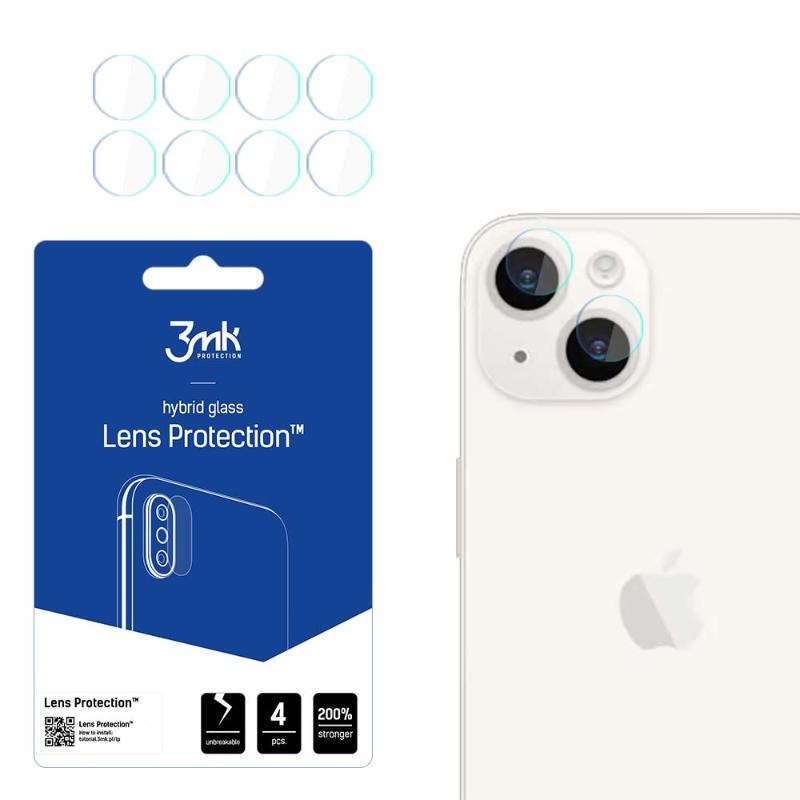Szkło na Obiektyw Aparatu do iPhone 15 3MK Lens Protection