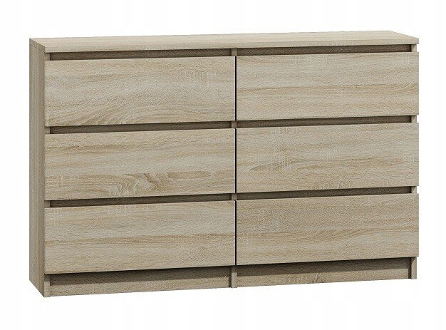KOMODA 6 SZUFLAD 120 SZEROKOŚCI 30 CM GŁĘBOKOŚCI *