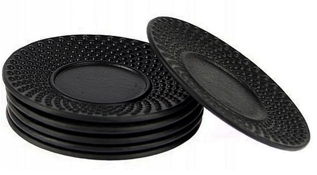 

Spodki Żeliwne talerzyki podstawki pod czarki 6szt