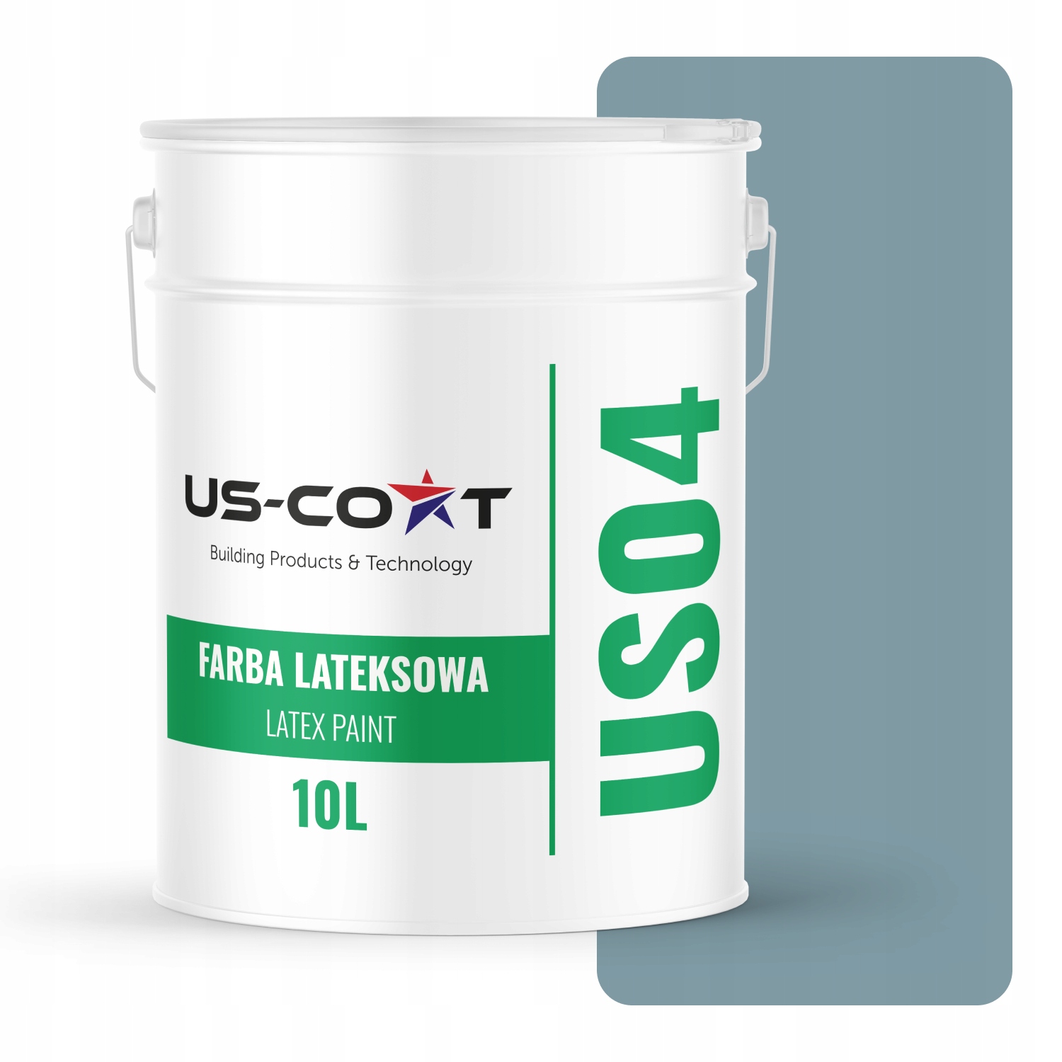 Latexová Farba Šedá Platinová Tmavá S Modrým H0730 10L Matná Na Steny