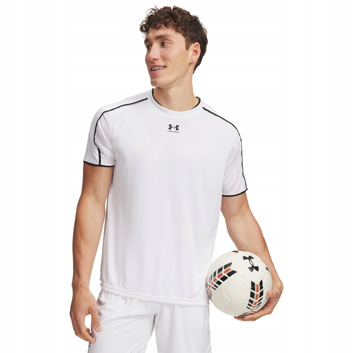 Męska koszulka piłkarska Under Armour Ua Challenger Train Biały M