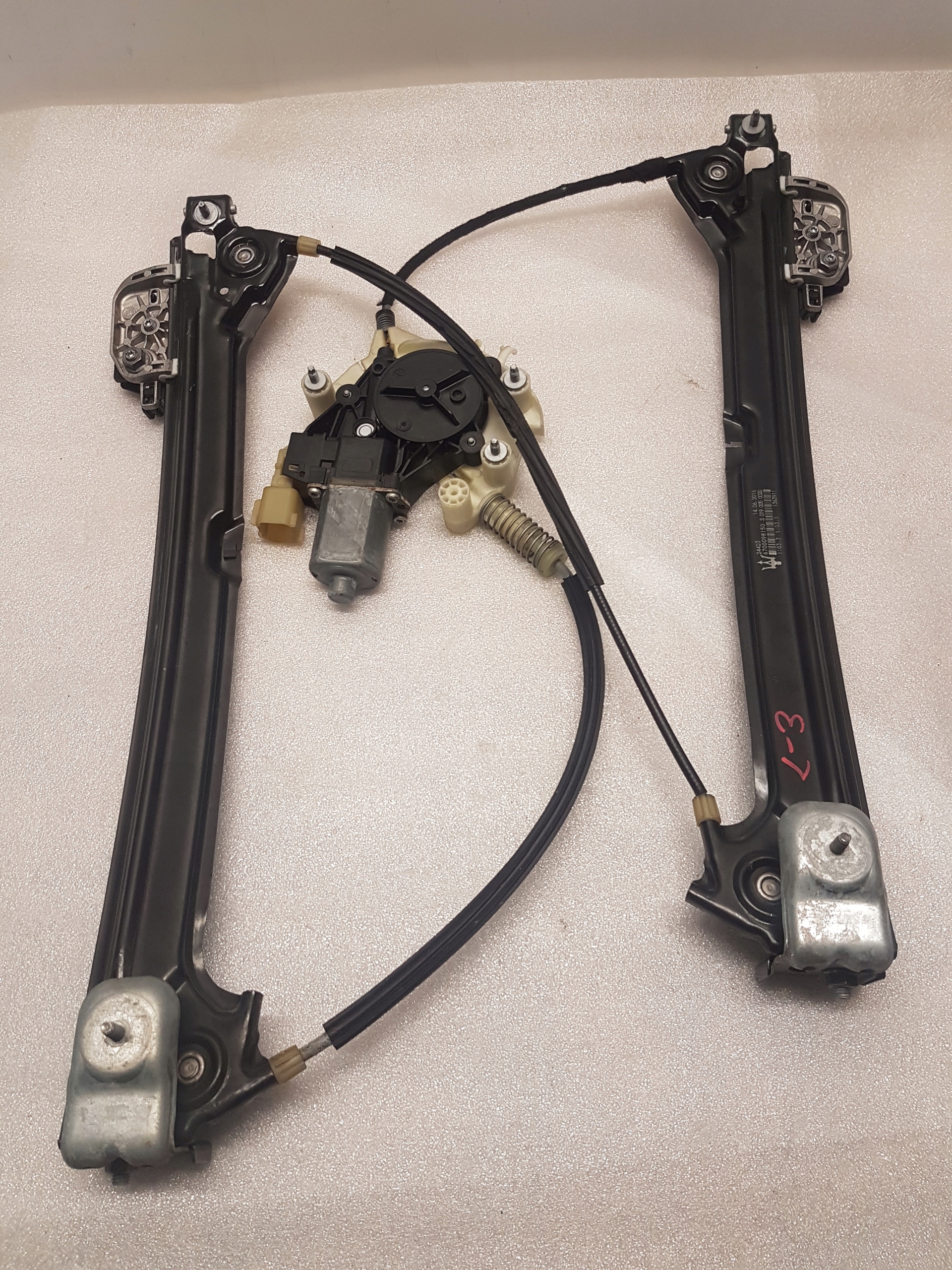 window regulator right front MASERATI GHIBLI 6700098150