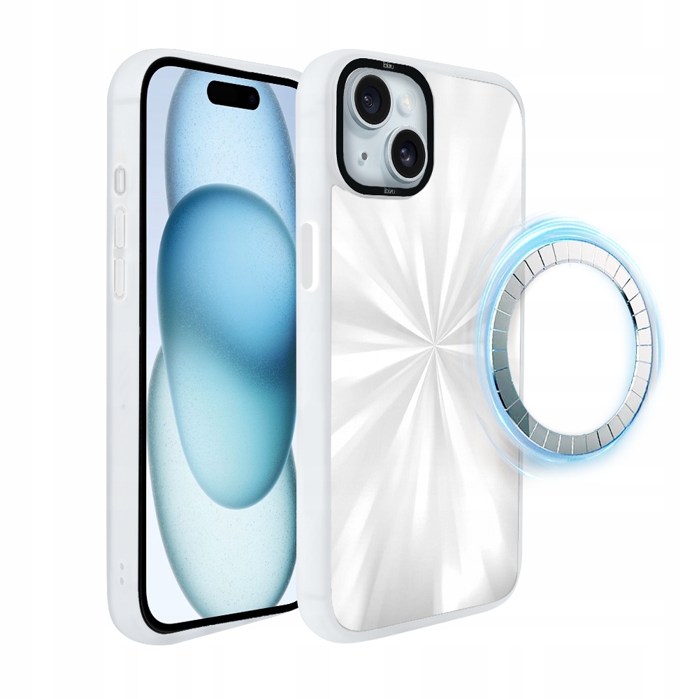 Pouzdro pro iPhone 15 Plus Ibizu DropGuard Matt s MagSafe, Perleťový lesk