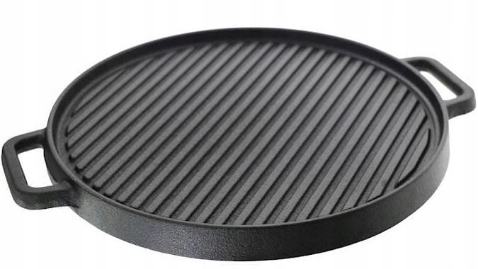 

Patelnia Grillowa Żeliwna Płyta 30 cm Ruszt Odlew