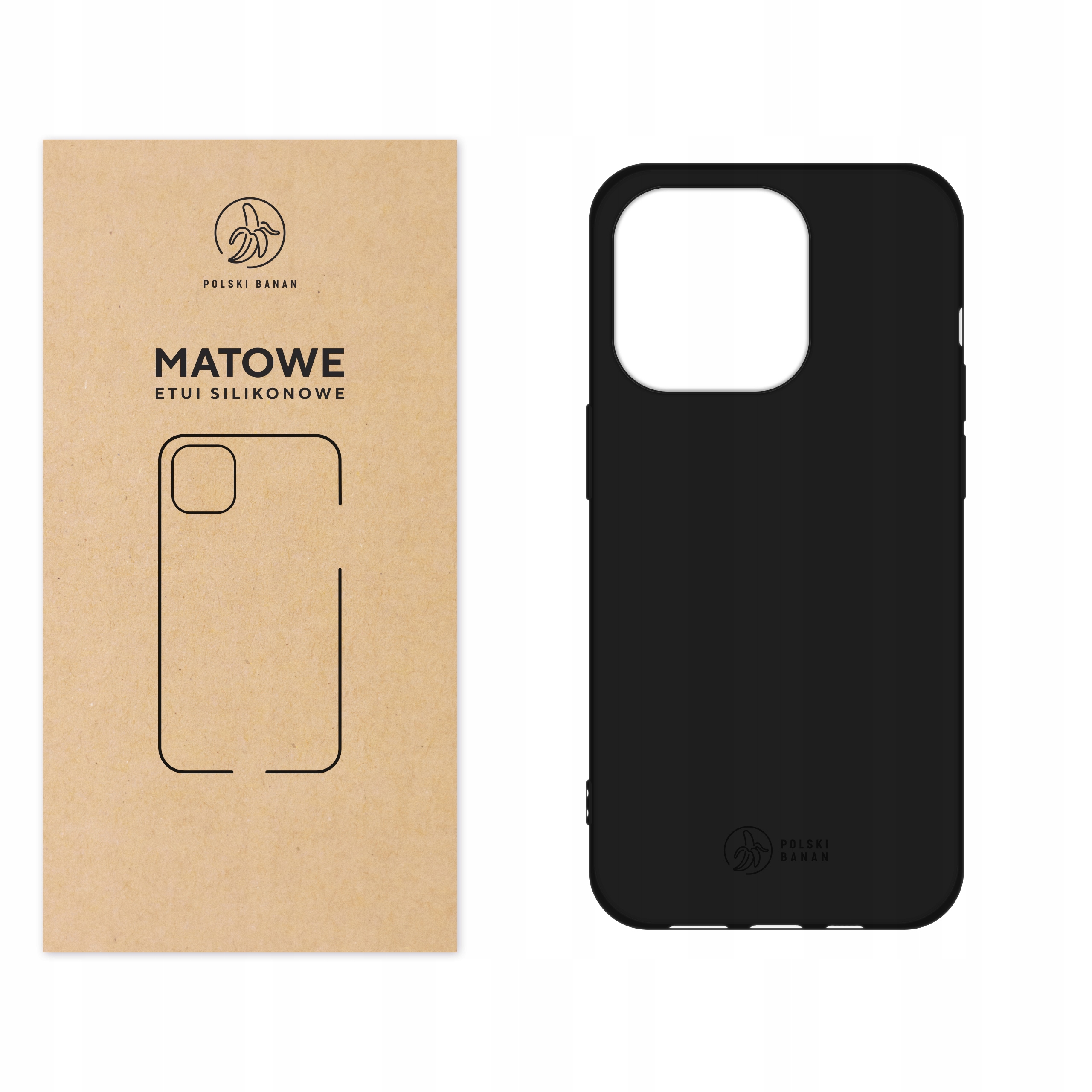 

Etui Matowe do iPhone 14 Pro czarne